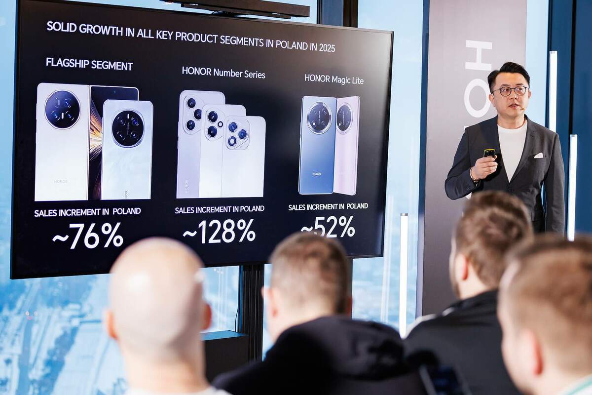 HONOR chwali się wzrostem sprzedaży w Polsce