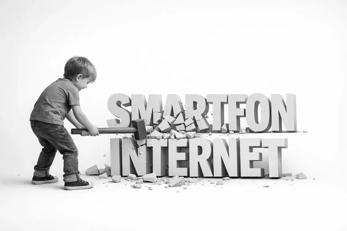 Polskie dzieci korzystają z internetu głównie przez smartfon, ponad 3h dziennie i bez żadnej kontroli rodziców