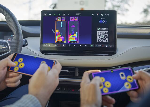 W samochodach Škoda  od teraz Tetris, Spotify i CNN