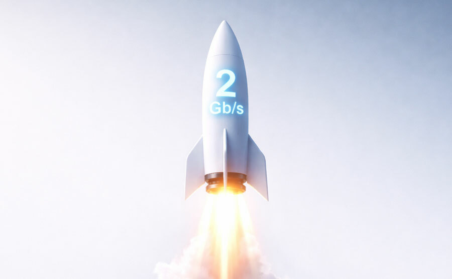 Światłowód INEA przyspiesza do 2 Gb/s