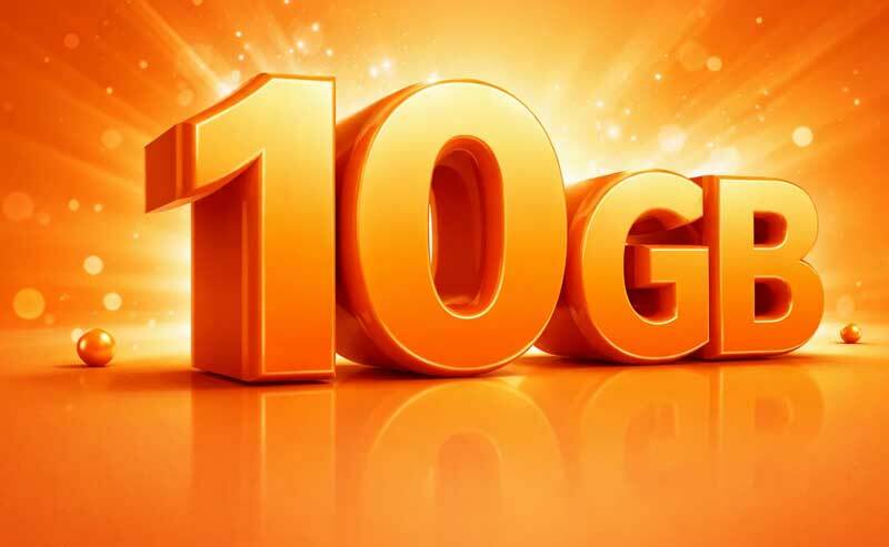 Można odebrać 10 GB za darmo