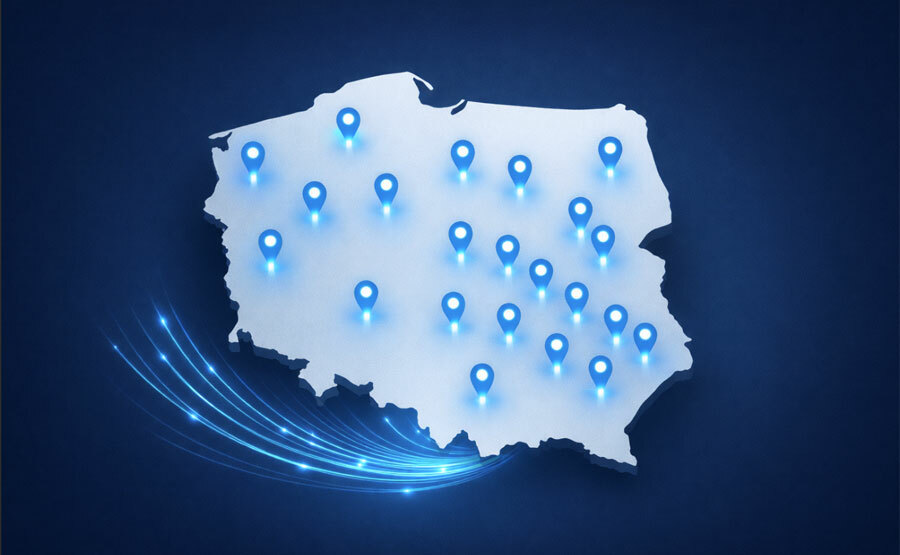 Kolejne tysiące adresów w zasięgu gigabitowego internetu