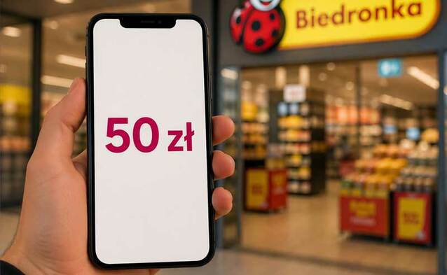 Bon do Biedronki od T-Mobile