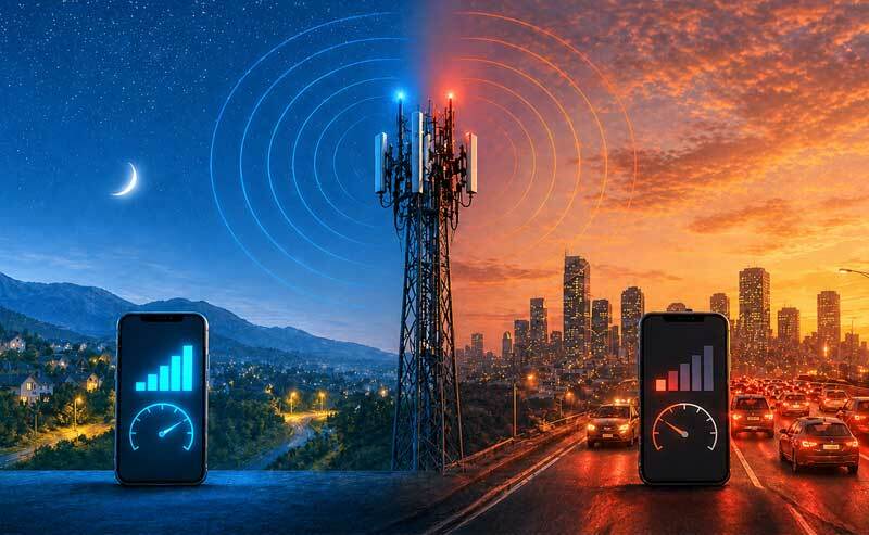 Speedtest sprawdził prędkość polskich sieci w szczycie i poza szczytem