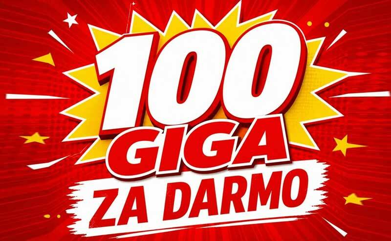 100 GB internetu na start za darmo