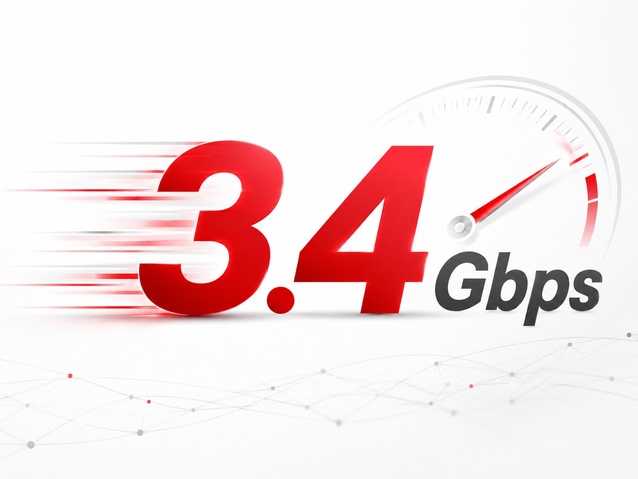 3.4 Gbps w komercyjnej sieci - dzięki 5G Standalone Carrier Aggregation