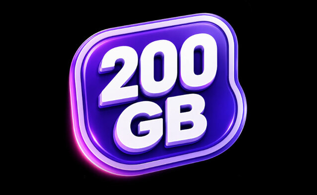 200 GB gratis