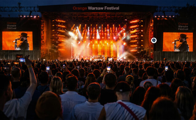 Festiwalowicze nie oszczędzali swoich smartfonów na Orange Warsaw Festival