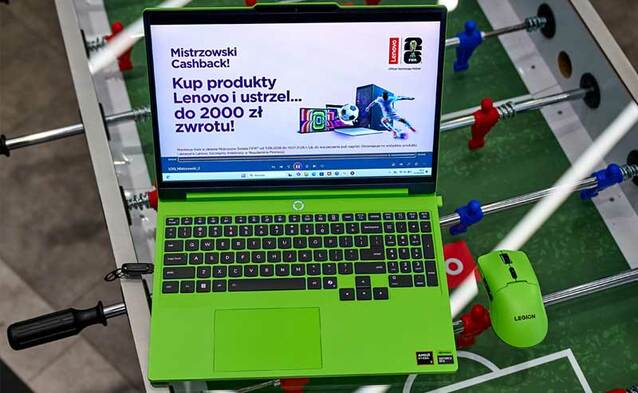 Gamingowy laptop w nietypowym kolorze