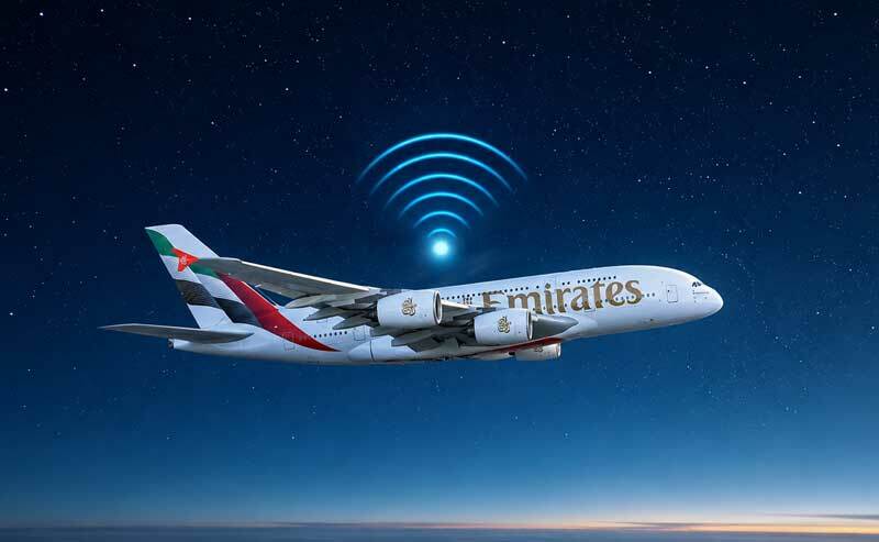 Emirates chwali się Starlinkiem