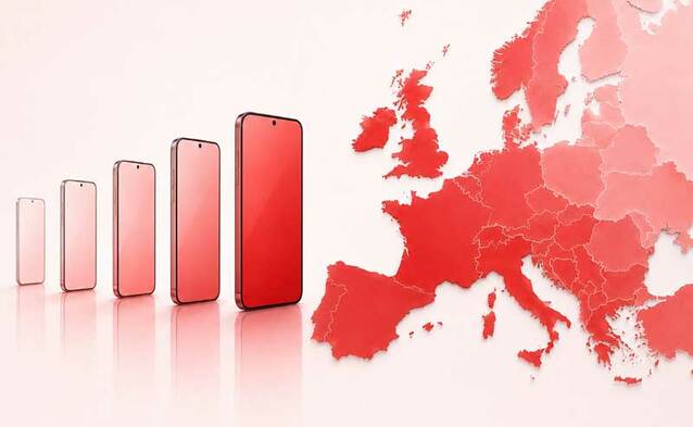 Mniej smartfonów trafia do Europy - zmienia się też układ sił