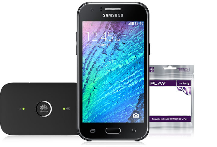 Huawei e5573 i Samsung Galaxy J1 za złotówkę w Play