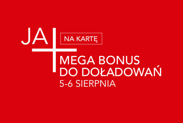 40% więcej za doładowanie internetowe w Plusie