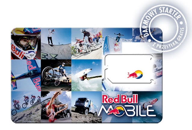 Darmowy starter Red Bull Mobile z pakietem 1 GB