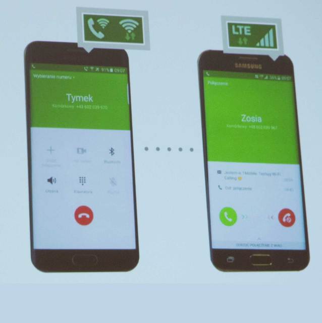 WiFi Calling oraz VOLTE w T-Mobile