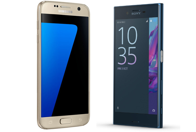 Sony Xperia XZ vs Samsung Galaxy S7