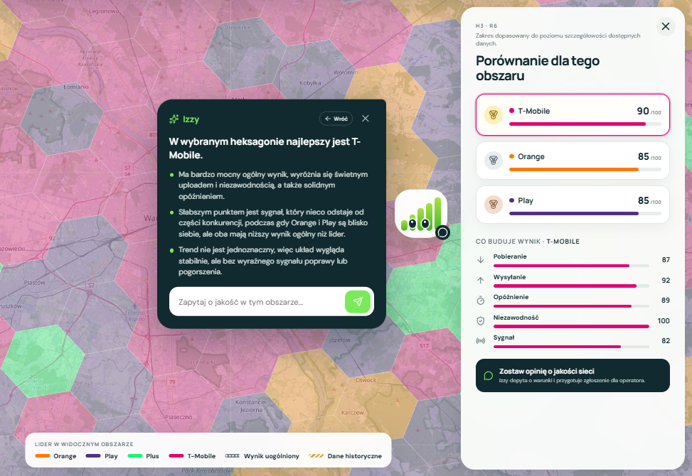 Orange, Play czy T-Mobile? Nowa mapa pomaga znaleźć zwycięzcęv