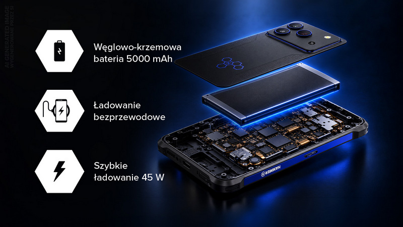 HAMMER BLADE 6 PRO 5G debiutuje - smuklejsza obudowa i noktowizja