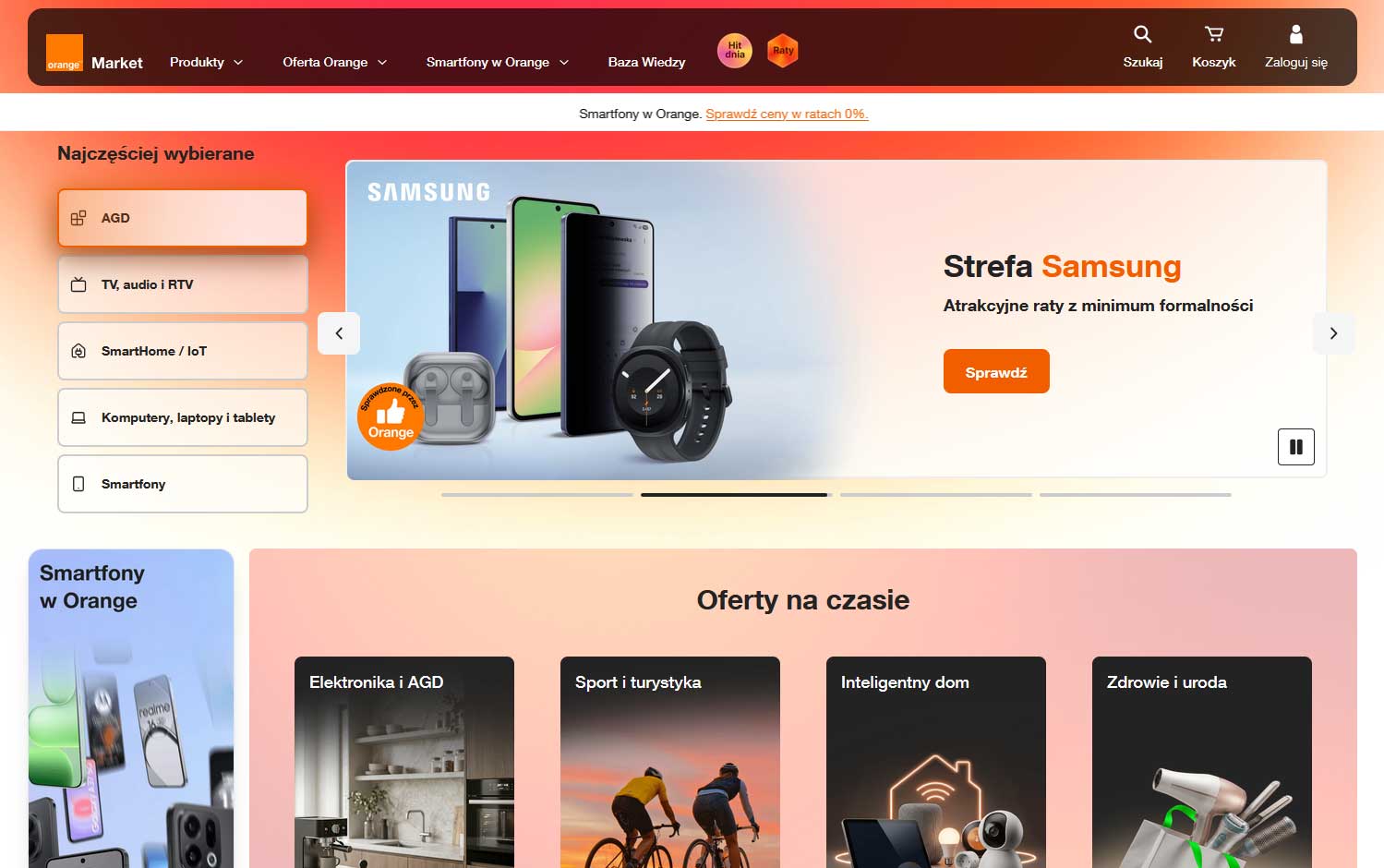 Nie tylko smartfony - Orange Market ma już ponad 8 tys. produktów