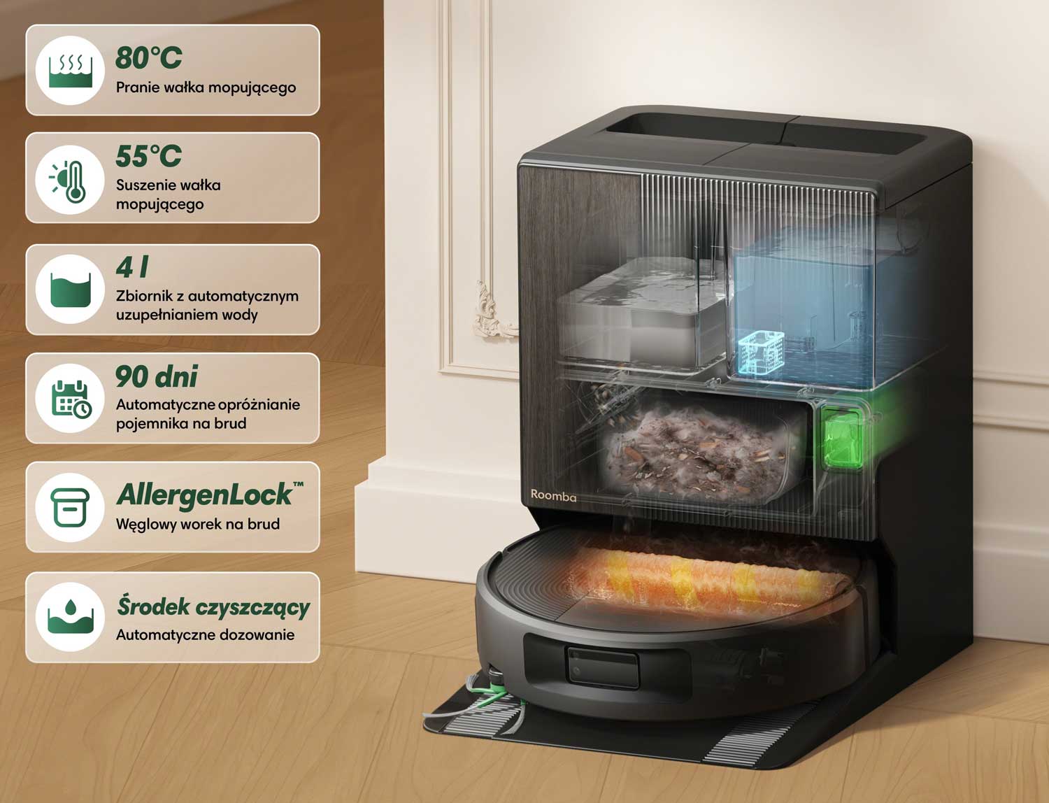iRobot pokazuje nową Roombę - ma lepiej radzić sobie z jednym z największych problemów