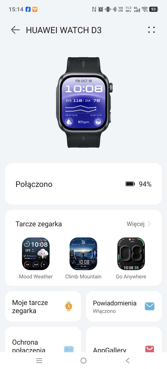 Test Huawei Watch D3 – ciśnieniomierz, który coraz bardziej przypomina zwykły smartwatch