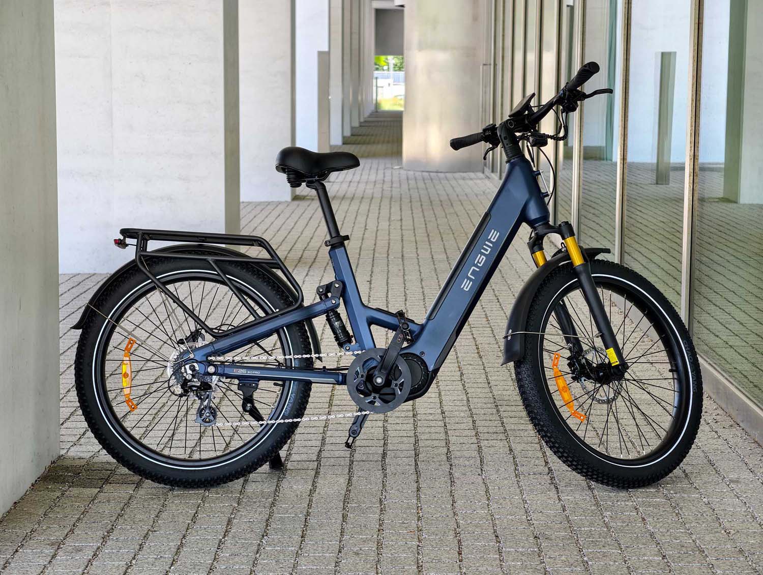 Test roweru elektrycznego Engwe E26 3.0 Pro – jest ogromny i bardzo komfortowy