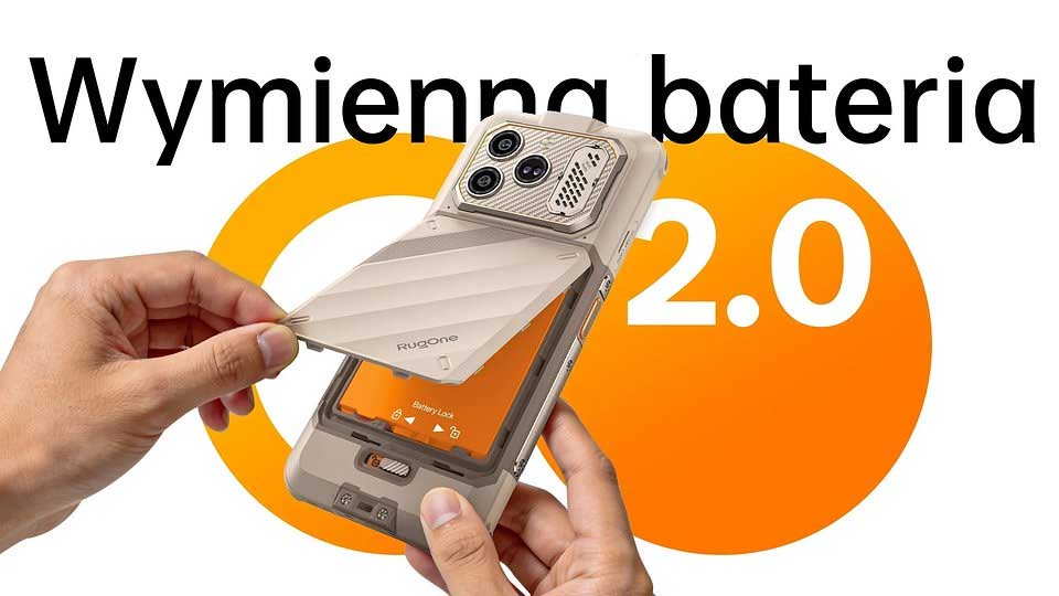 Pancerny smartfon z wymienną baterią - nowość w Polsce