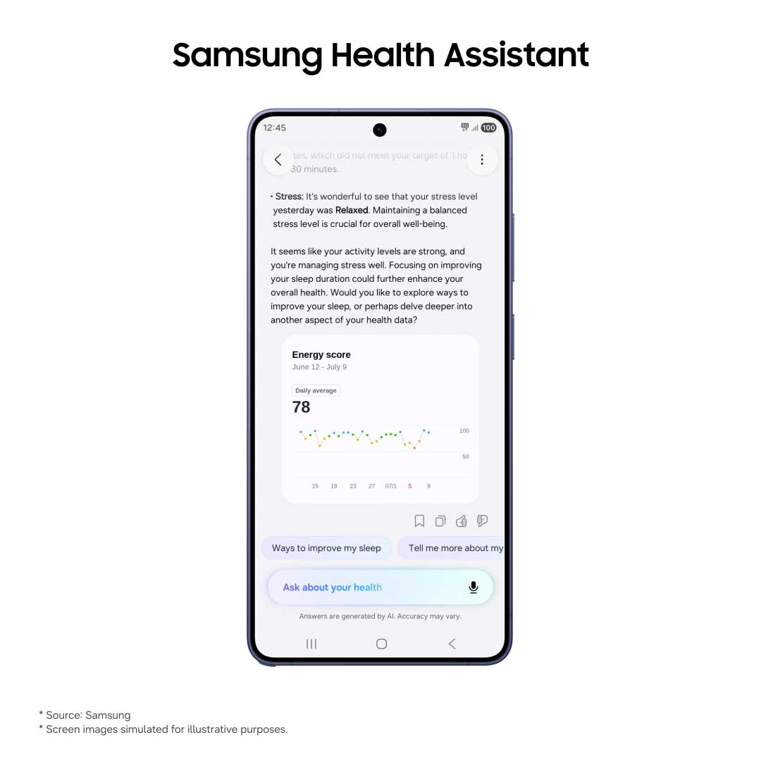 Samsung Health dostaje własnego asystenta AI