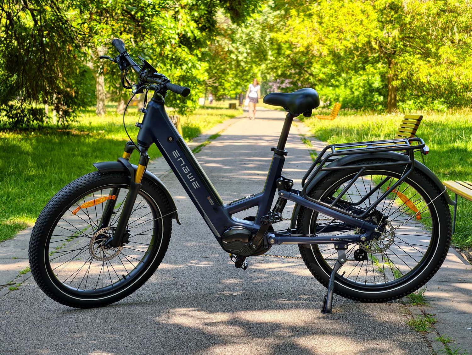Test roweru elektrycznego Engwe E26 3.0 Pro – jest ogromny i bardzo komfortowy