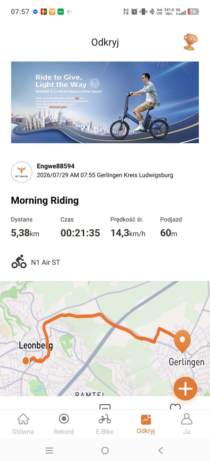 Test roweru elektrycznego Engwe E26 3.0 Pro – jest ogromny i bardzo komfortowy