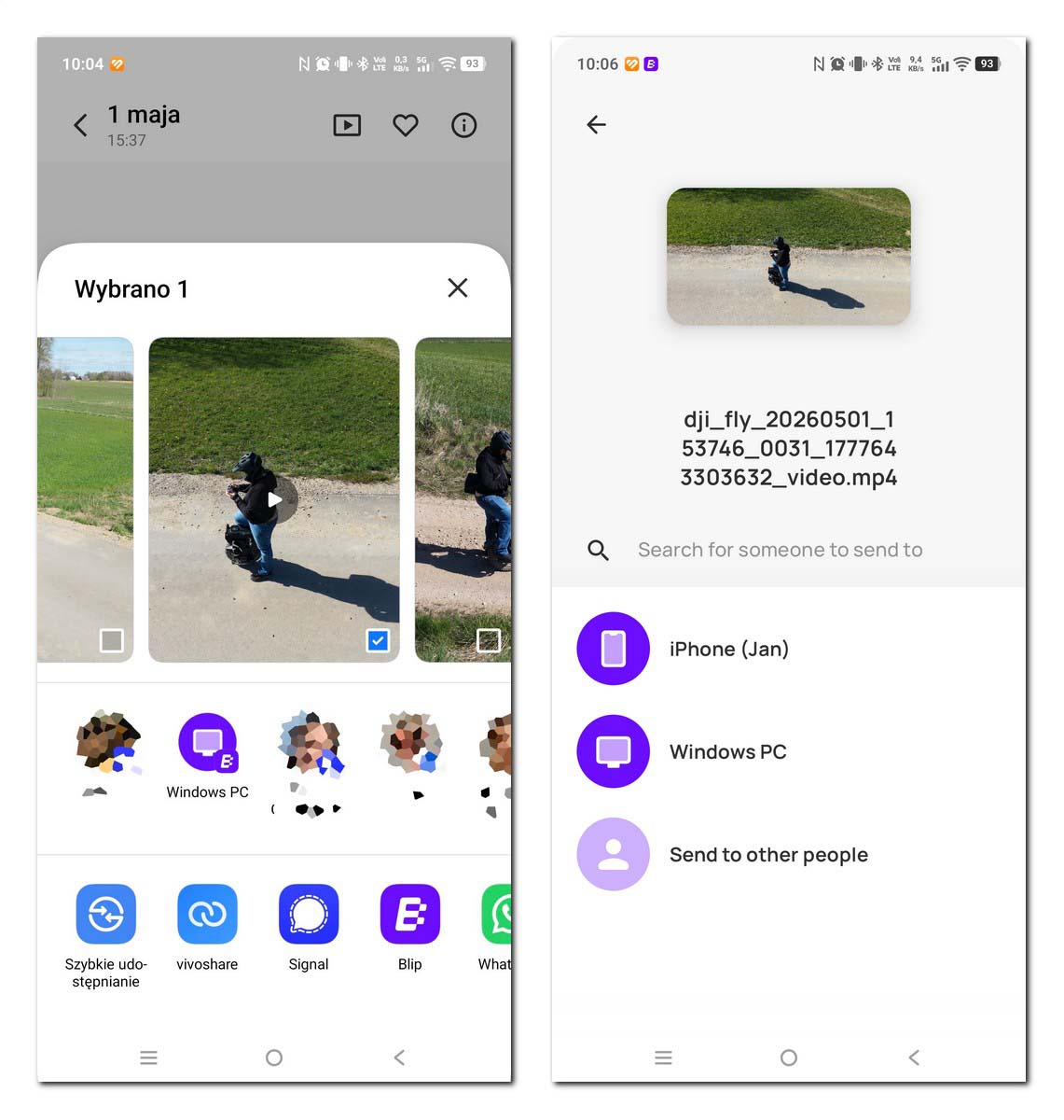 Blip - to lepsze niż AirDrop i Quick Share, bo działa na każdym urządzeniu