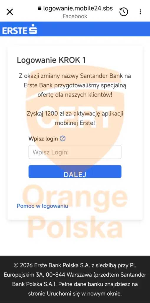 Bank zmienił nazwę, a oszuści już to wykorzystują