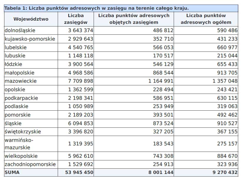 Internet stacjonarny w Polsce rośnie - są nowe liczby