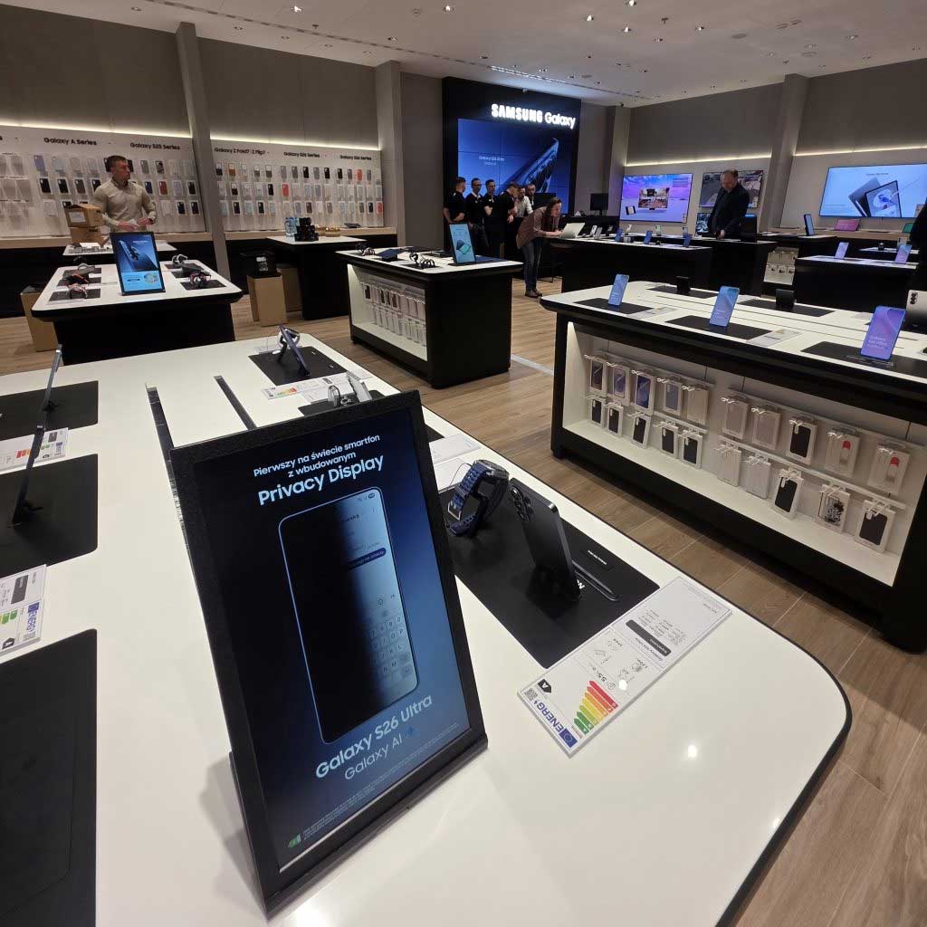 Samsung otworzył duży sklep w nowym mieście - na start daje prezenty