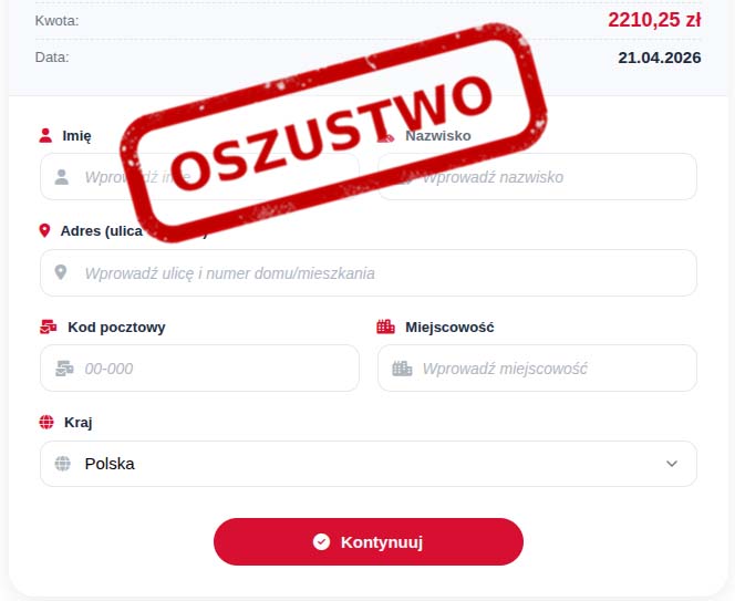 Fałszywy zwrot podatku