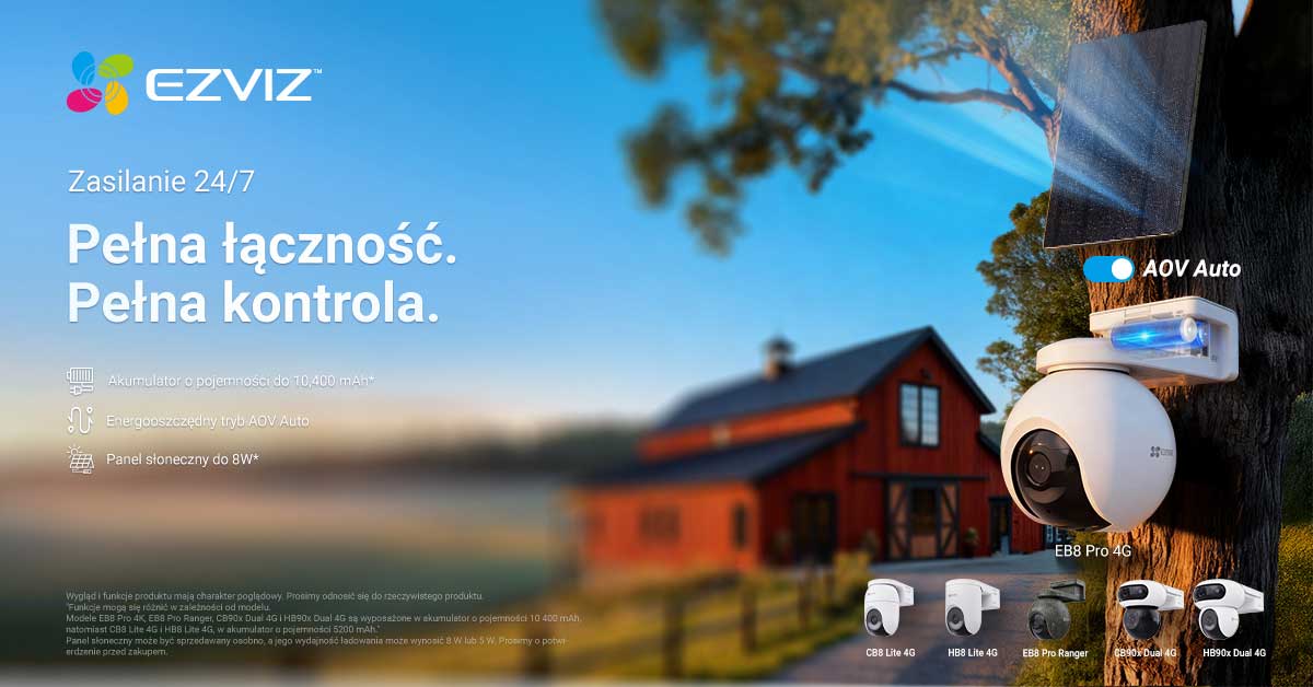 Nowe kamery EZVIZ mają ułatwić monitoring poza domem