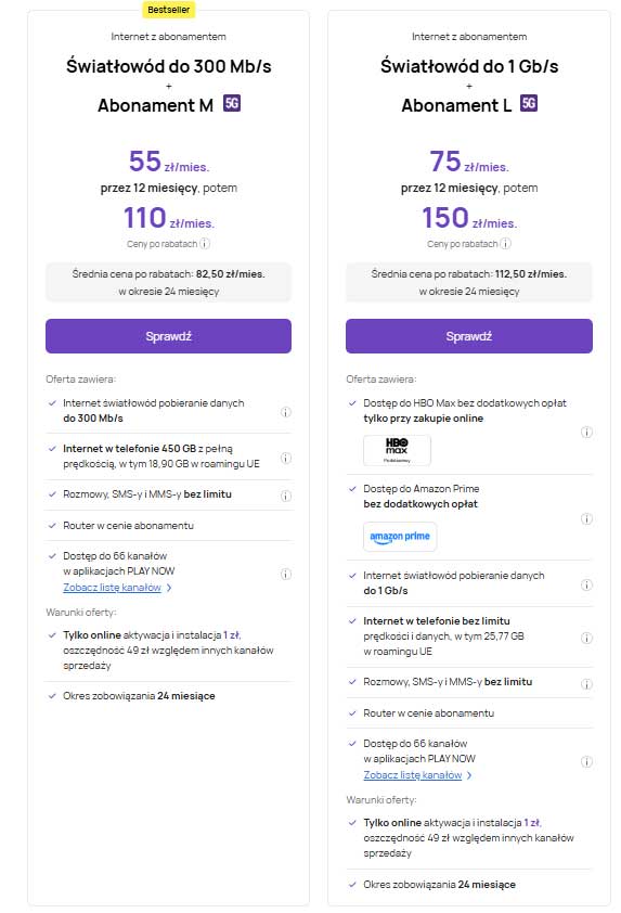 W Play ruszyła nowa promocja - taniej dostaniesz dwie usługi