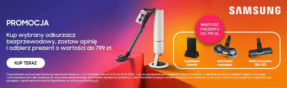 Kupujesz odkurzacz Samsung i dostajesz coś ekstra