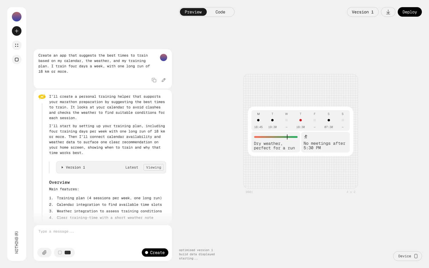 Nothing ma nową usługę – można samemu generować aplikacje dla smartfona