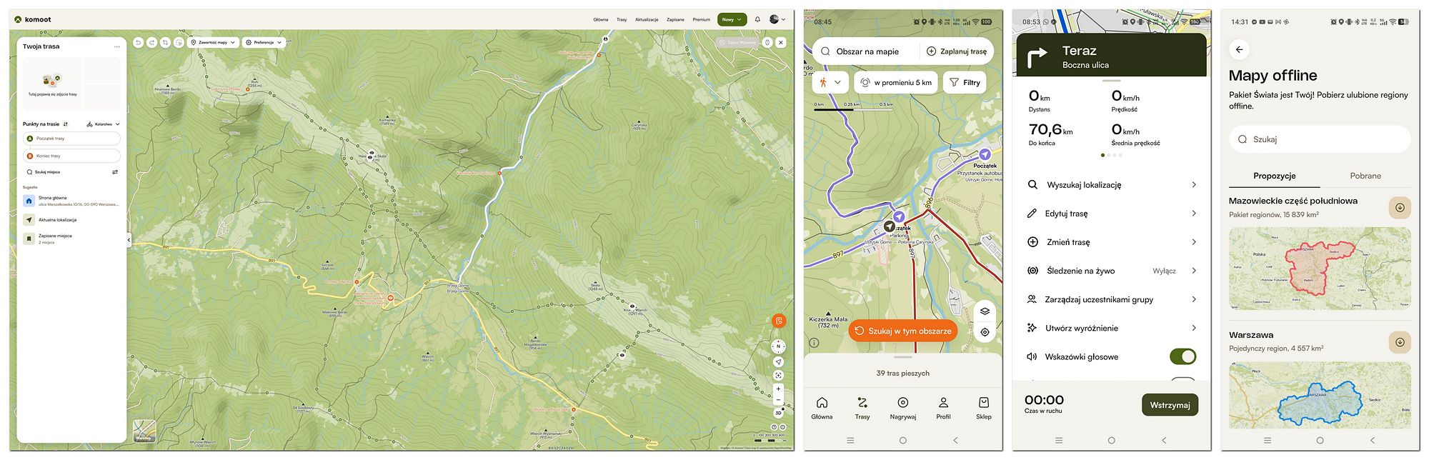 Mapy turystyczne, rowerowe, motocyklowe, 4x4, działające offline - najlepszy poradnik w polskim internecie