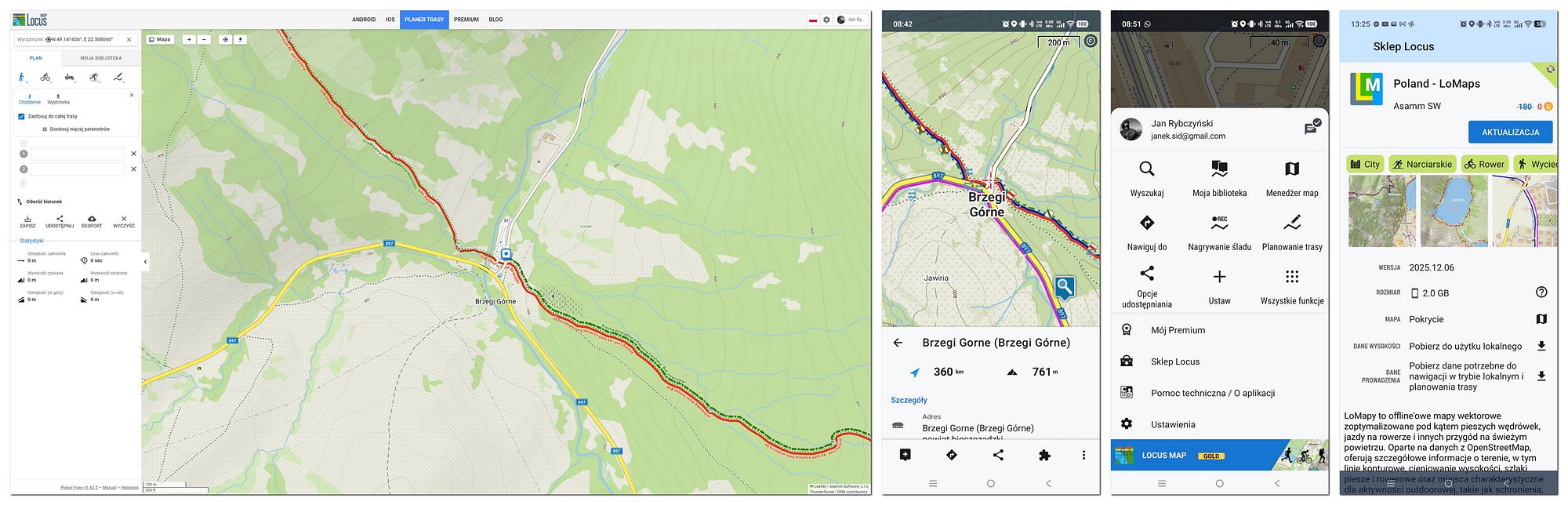 Mapy turystyczne, rowerowe, motocyklowe, 4x4, działające offline - najlepszy poradnik w polskim internecie