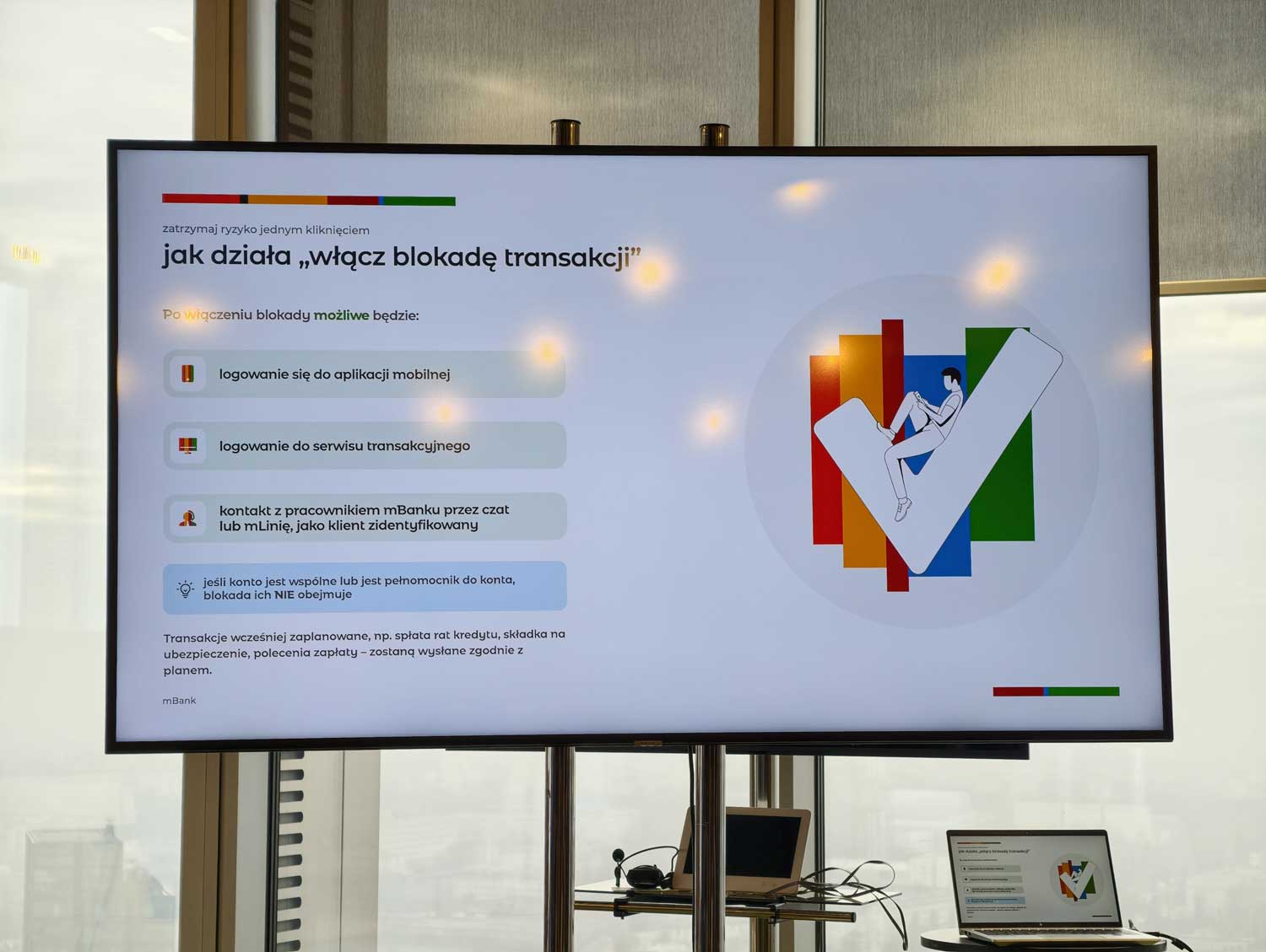 mBank wprowadza w swojej aplikacji specjalną blokadę transakcji