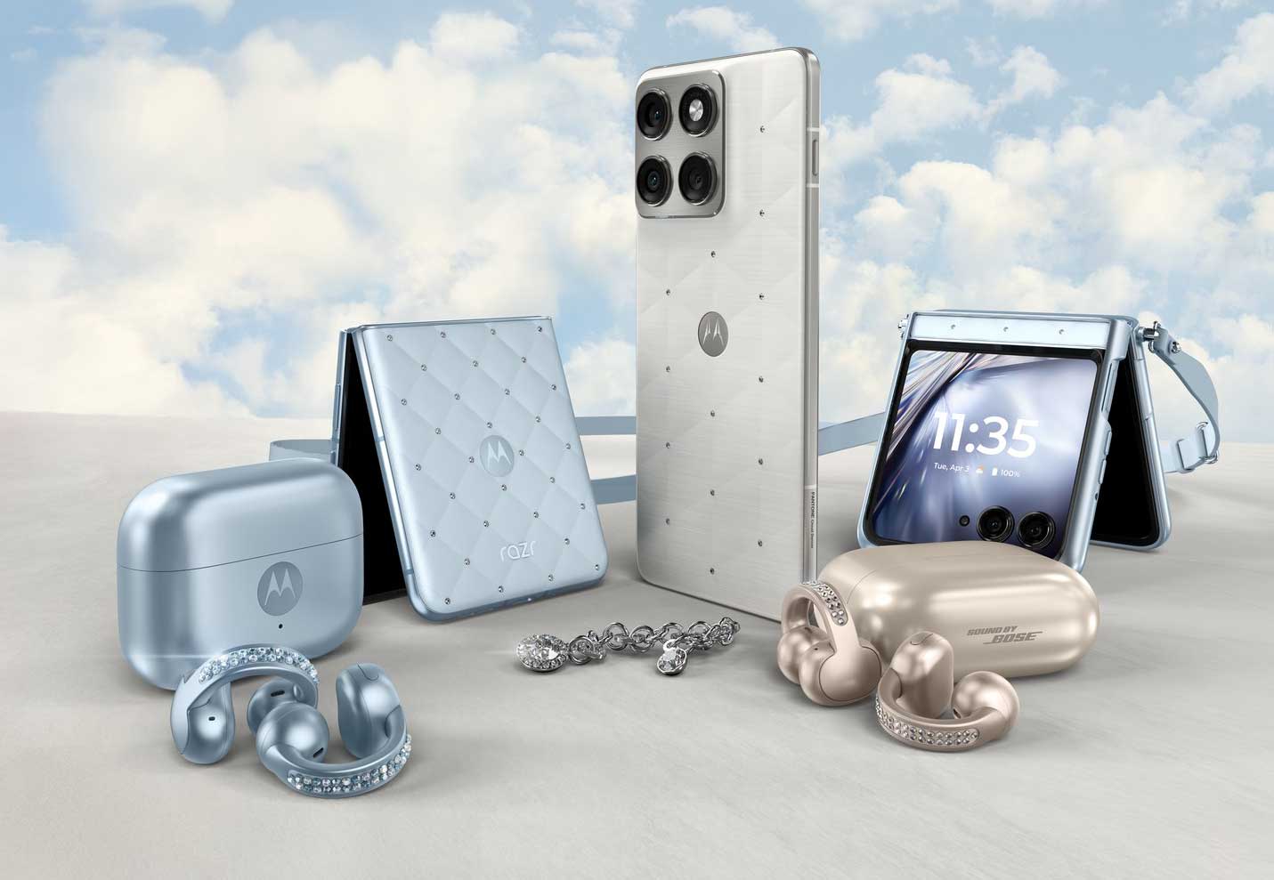 Ekskluzywna Motorola edge 70 - specjalna edycja Pantone 2026 z kryształami Swarovskiego