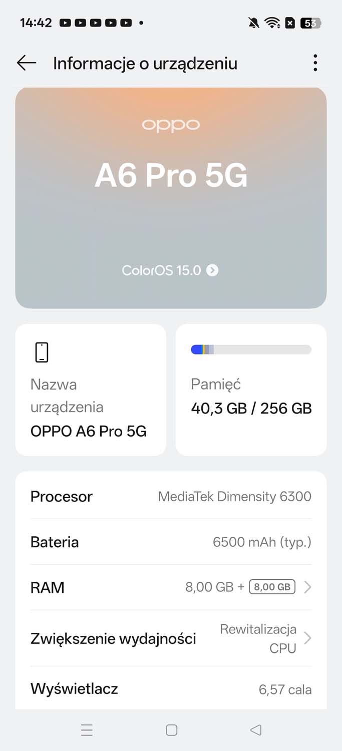 Test smartfona OPPO A6 Pro 5G – mistrz wytrzymałości z baterią na lata