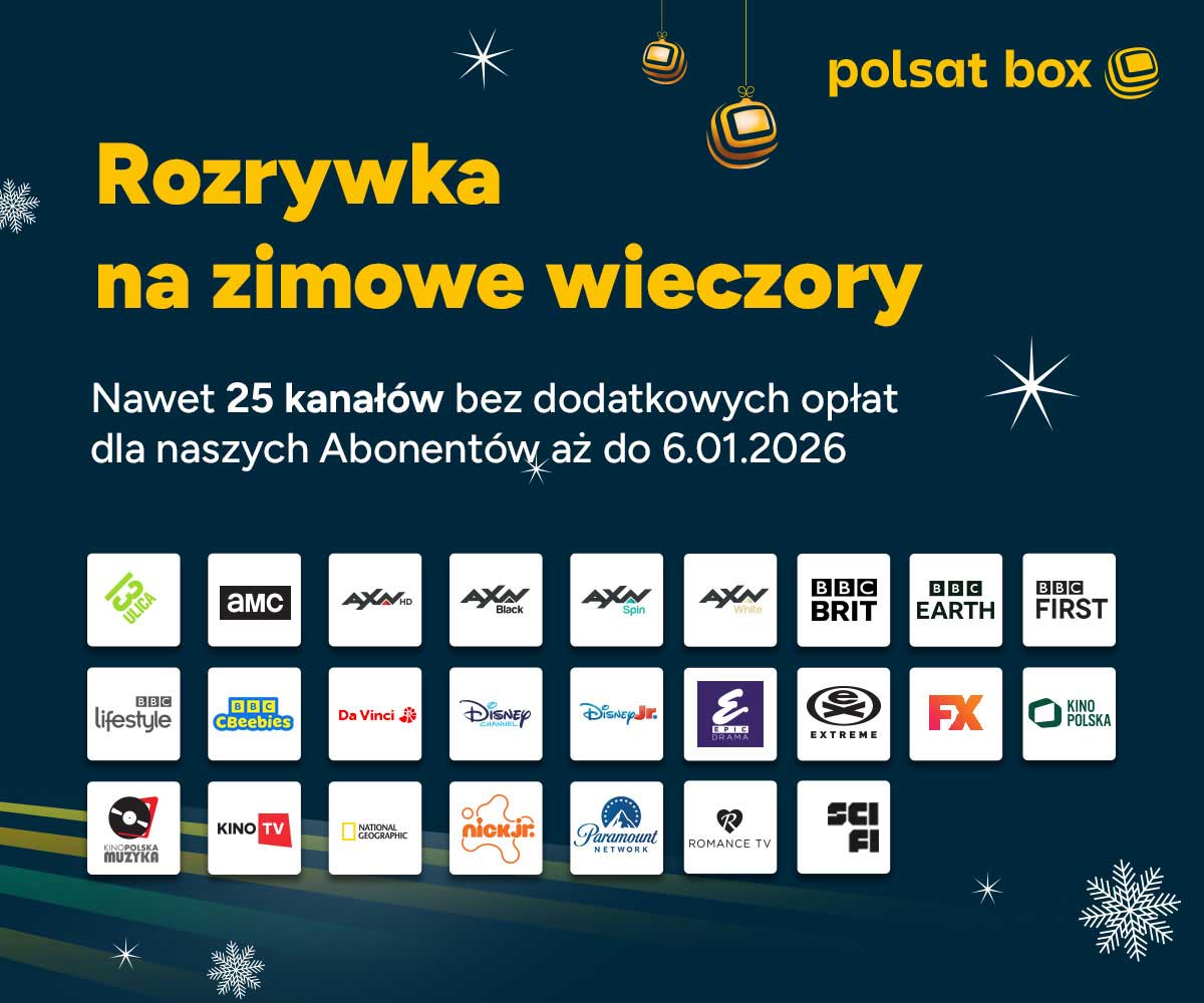 Polsat Box otworzył dodatkowe kanały na święta i Nowy Rok