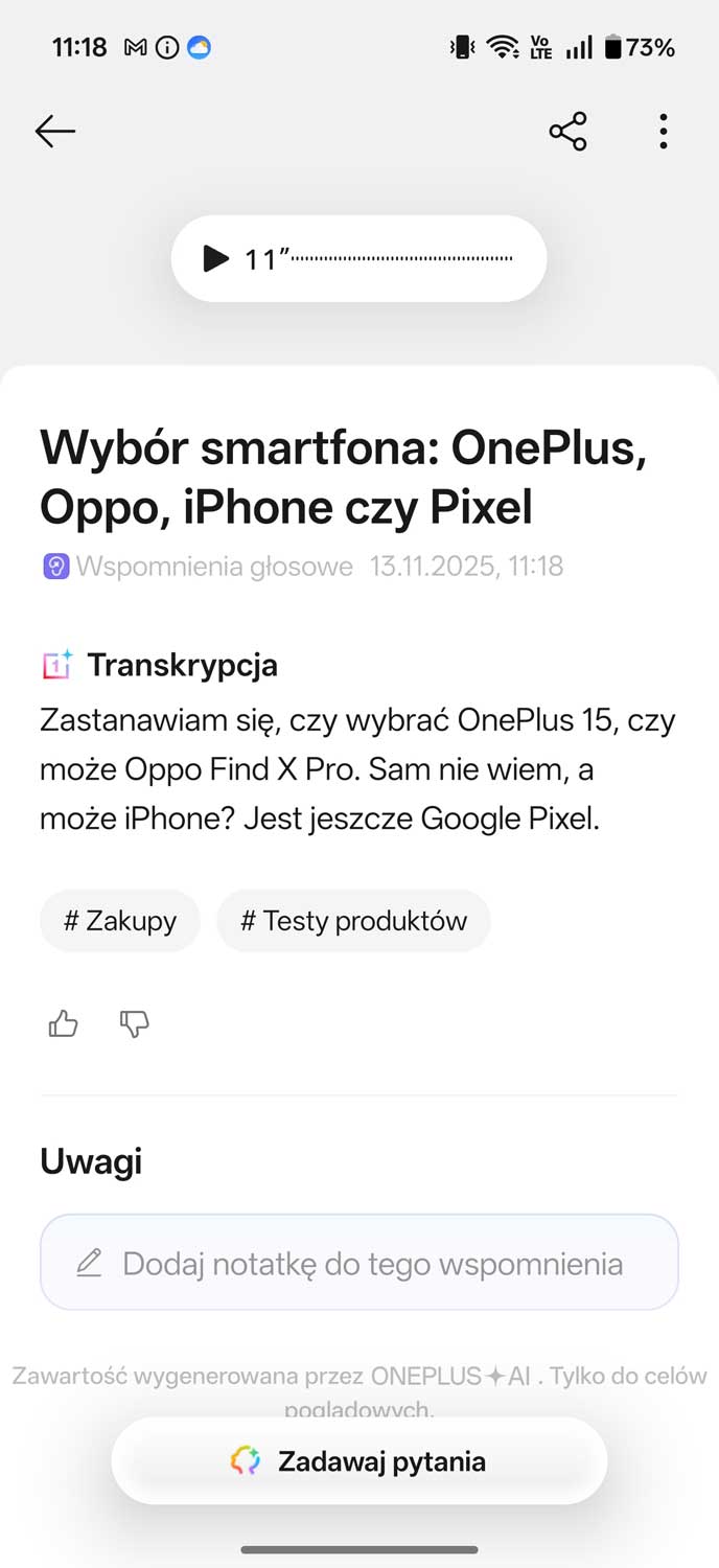 OnePlus 15 - nasze pierwsze wrażenia