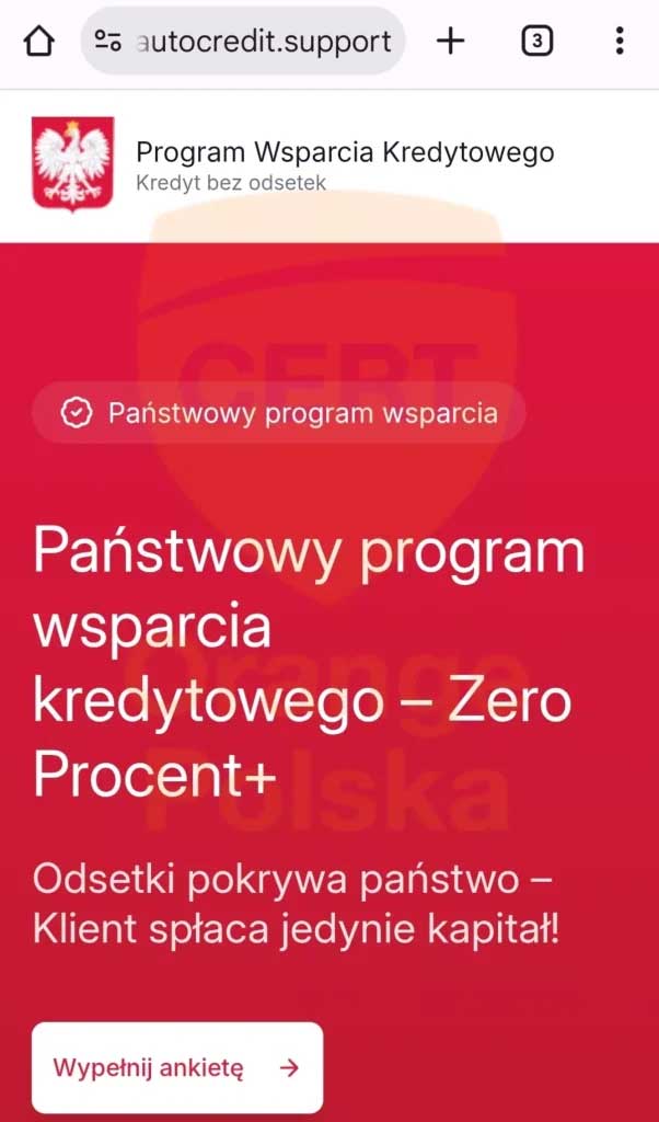 Nowe oszustwo na kredyt od rządu - uwaga na SMS-y