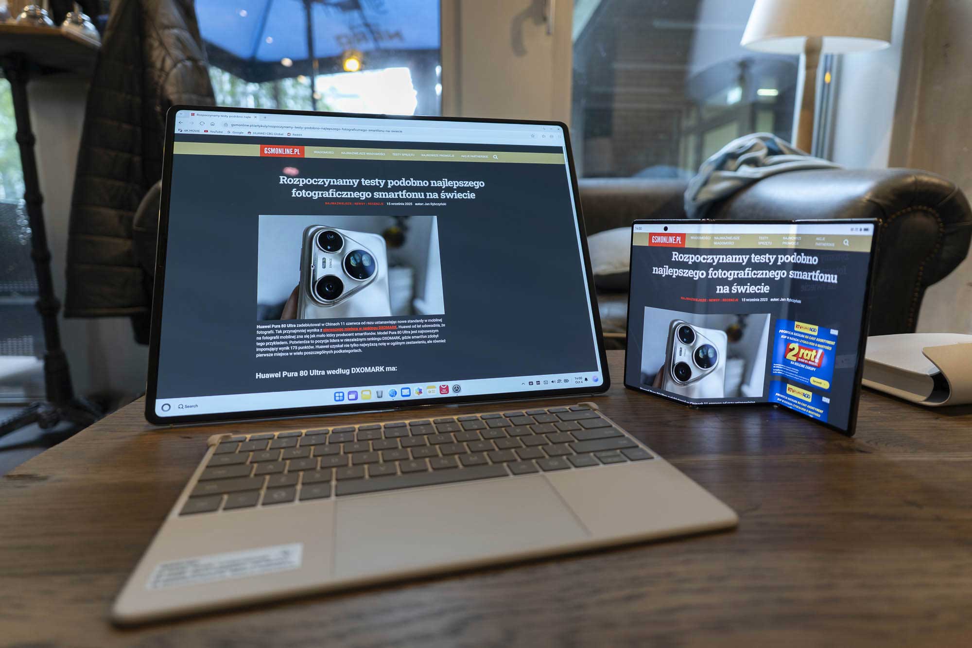 Huawei MateBook Fold Ultimate Design – kosmiczny składany laptop w w naszych rękach