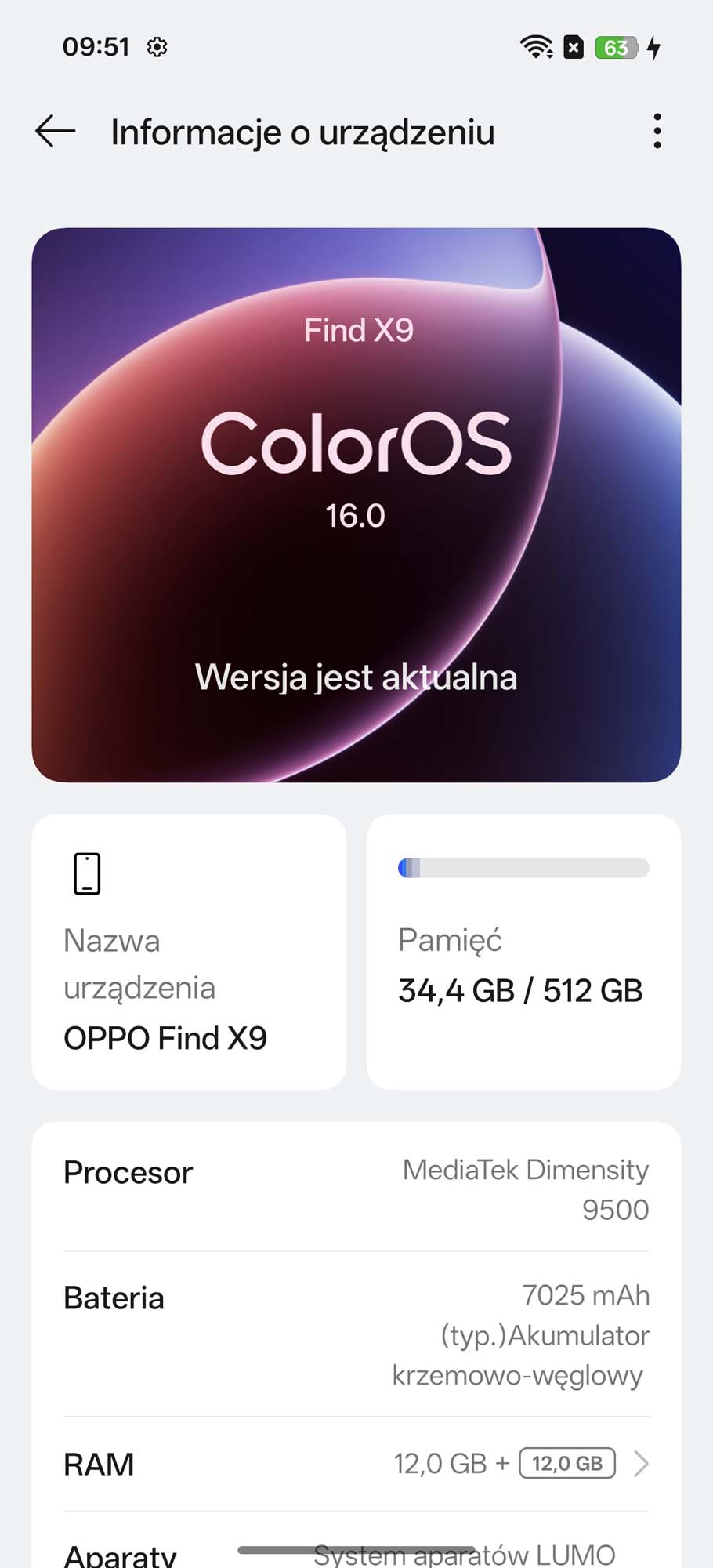 Oppo Find X9 – pierwsze wrażenia – topowa wydajność i ogromna bateria