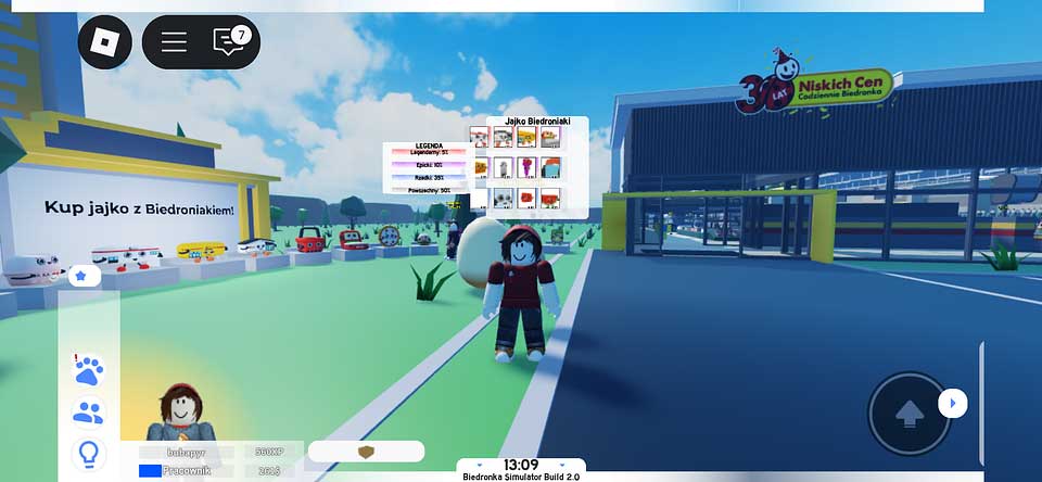 Nowy kierunek ekspansji Biedronki – wirtualny sklep na Roblox